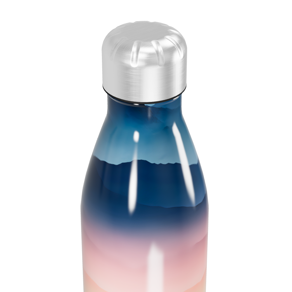 Garrafa Inox - Azul Degradê 500ml