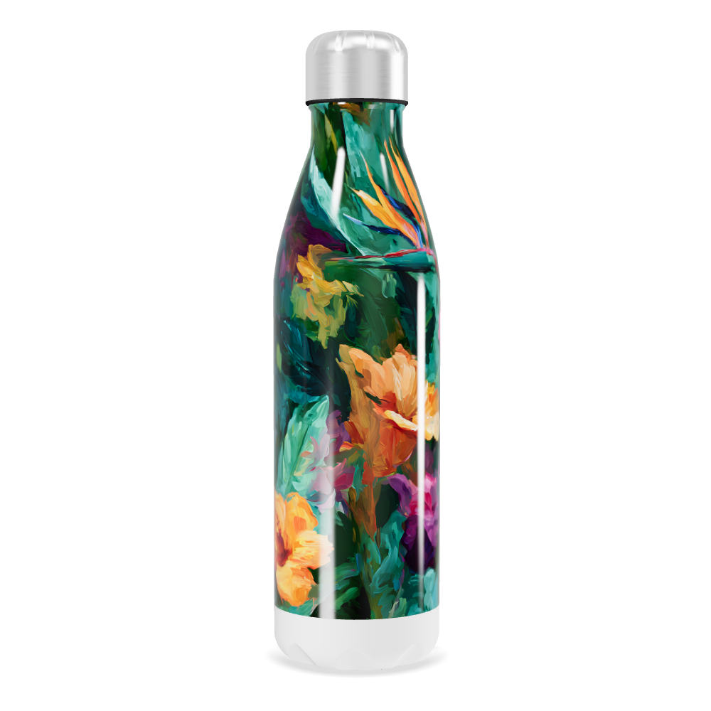 Garrafa Inox - Estampada Floral Colorida