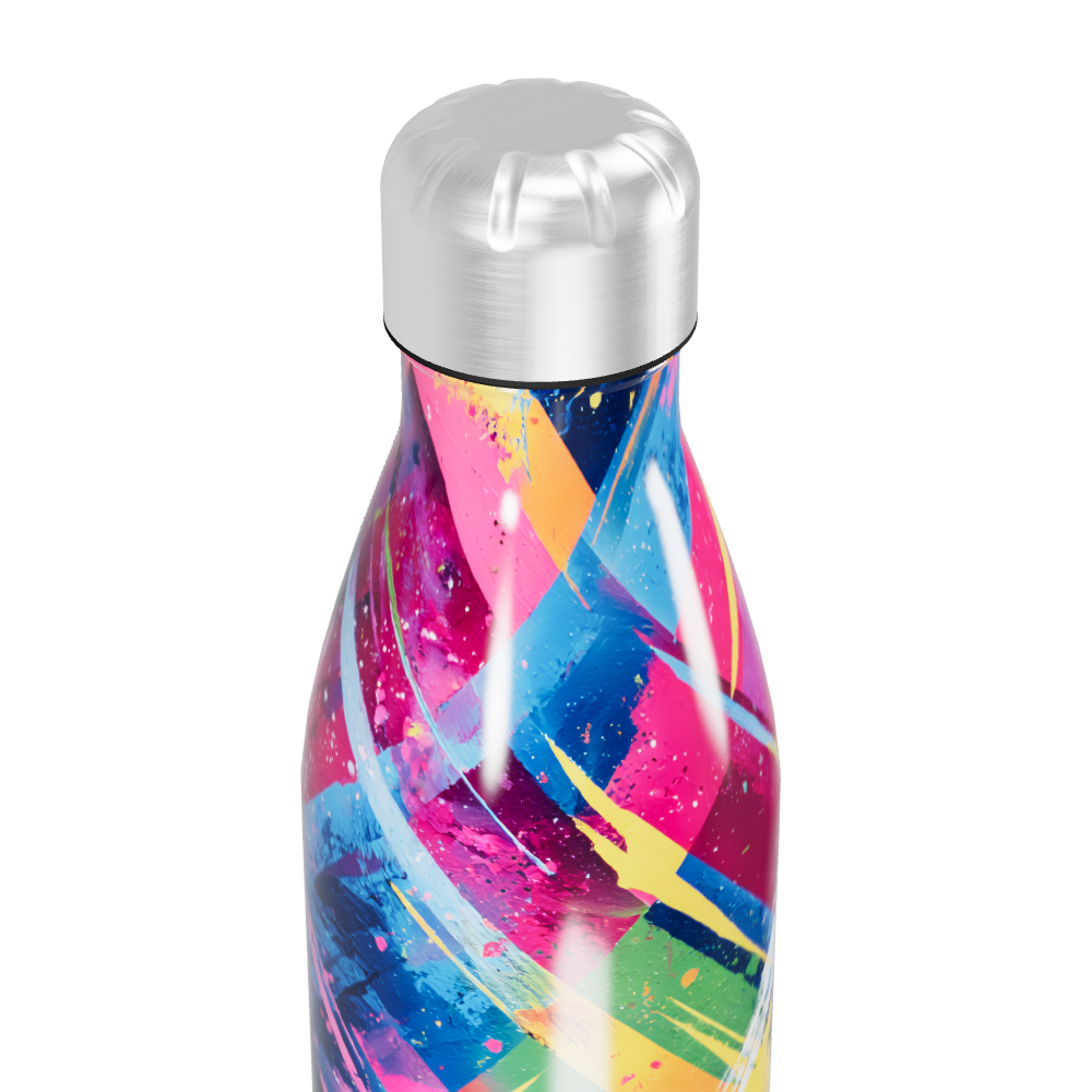 Garrafa Inox - Colorida Estampada