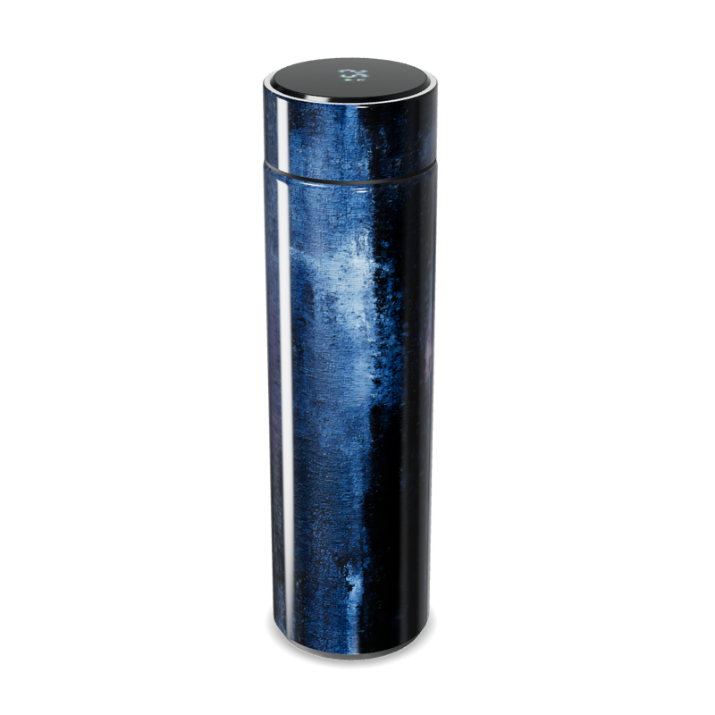 Garrafa Térmica Touch - Azul Metálico Display LED