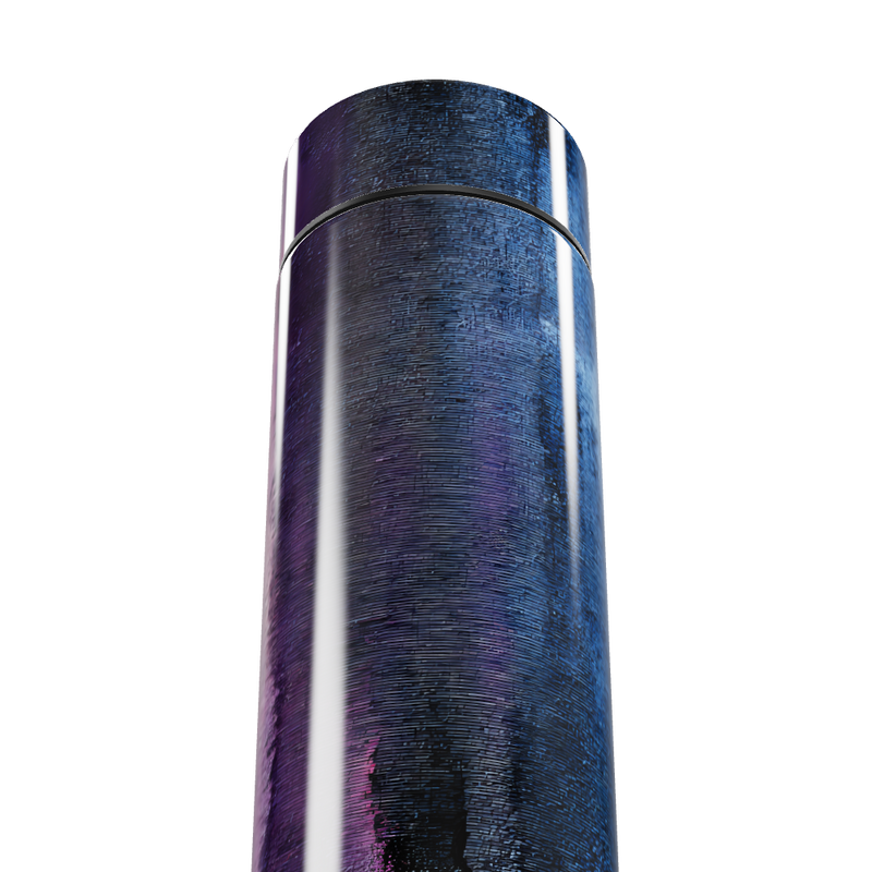 Garrafa Térmica Touch - Azul Metálico Display LED