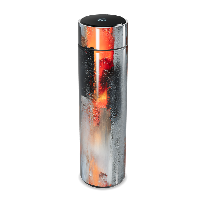 Garrafa Térmica Touch - Aço Inox Estampa Metalizada