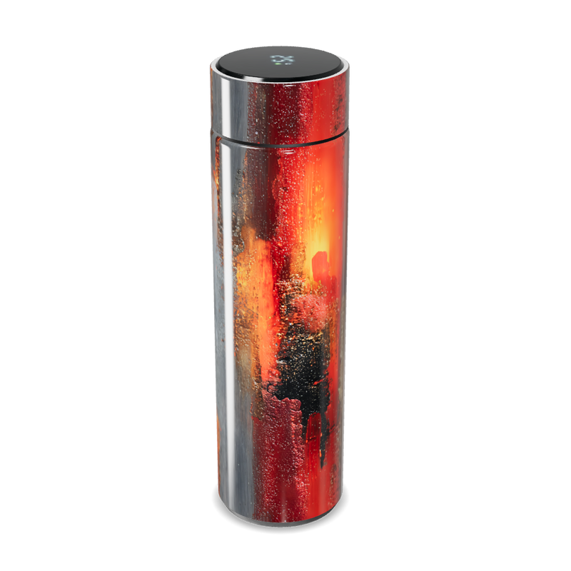 Garrafa Térmica Touch - Aço Inox Estampa Metalizada