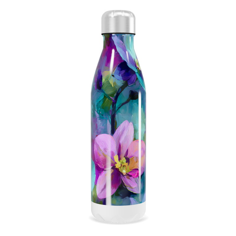 Garrafa Inox - Estampa Floral Colorida