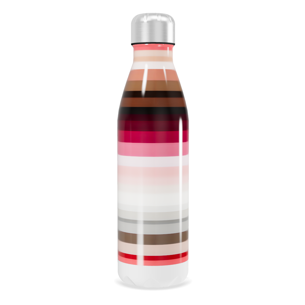 Garrafa Inox - Listras Coloridas