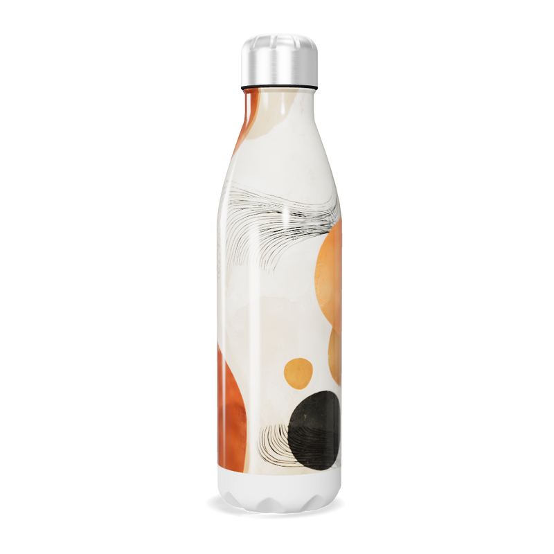 Garrafa Inox - Estampa Abstrata Colorida
