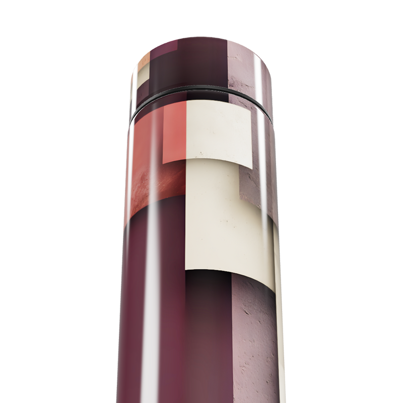 Garrafa Térmica Touch - Colorida com Estampa Geométrica