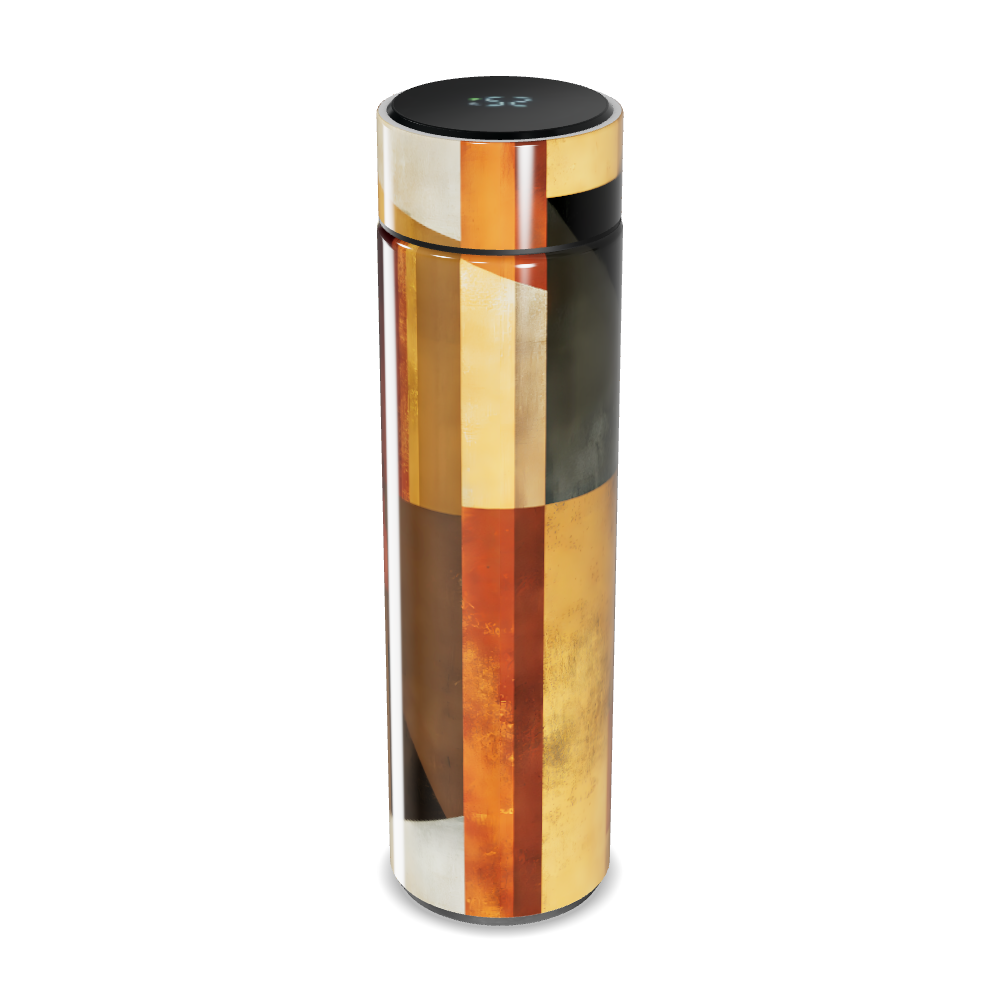 Garrafa Térmica Touch - Estampa Geométrica Colorida