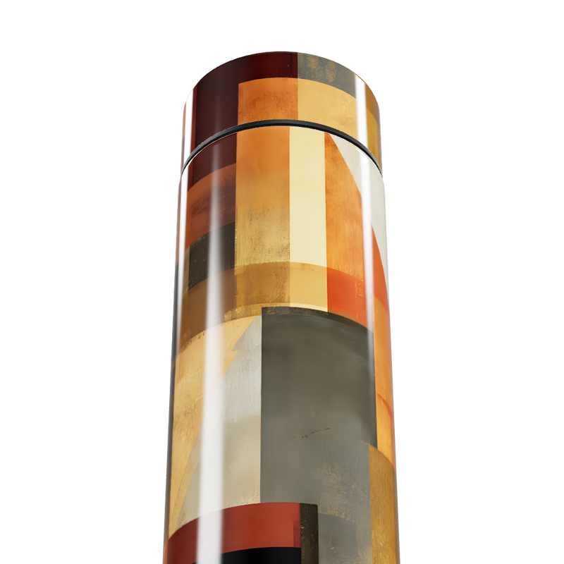 Garrafa Térmica Touch - Estampa Geométrica Colorida