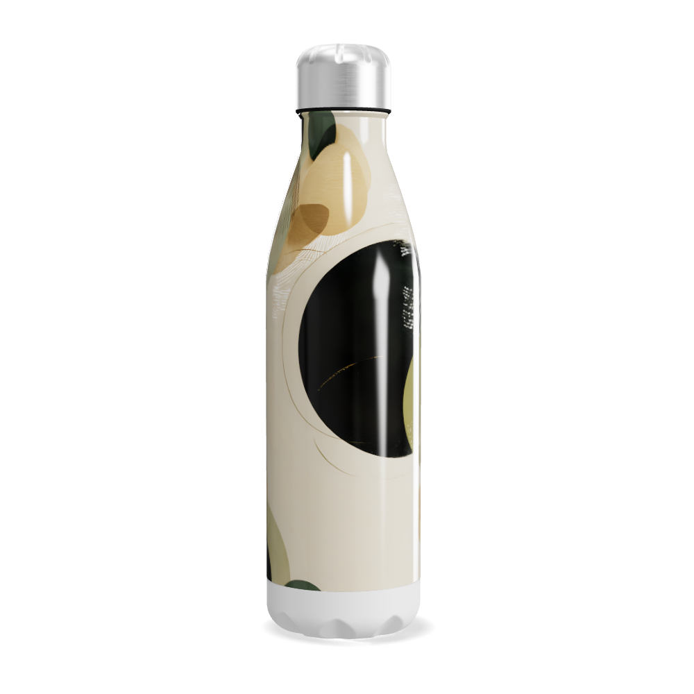 Garrafa Inox Estampada - Design Abstrato