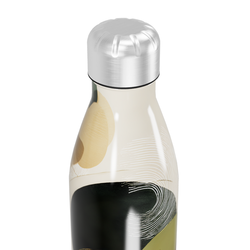 Garrafa Inox Estampada - Design Abstrato