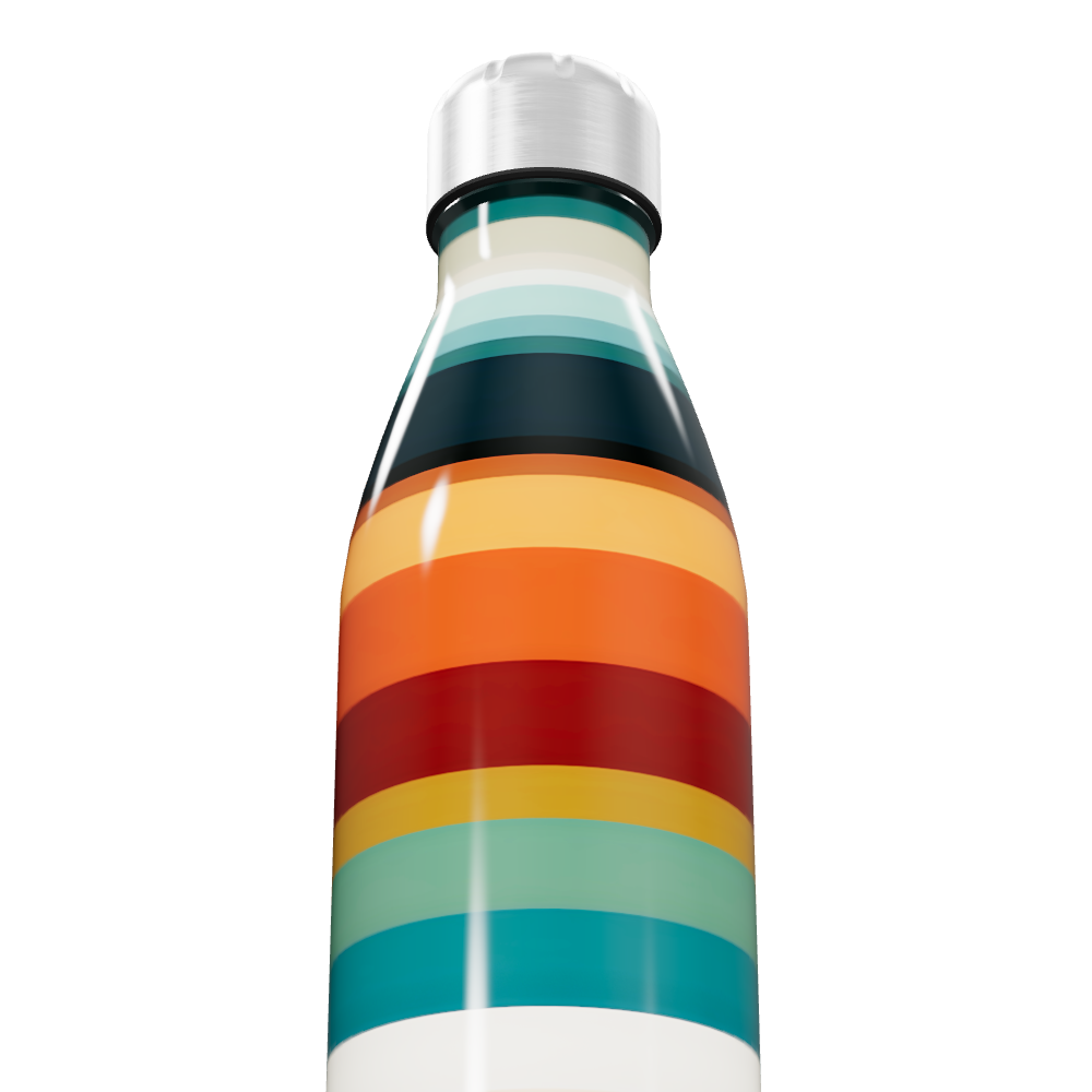 Garrafa Inox - Listrada Multicolorida