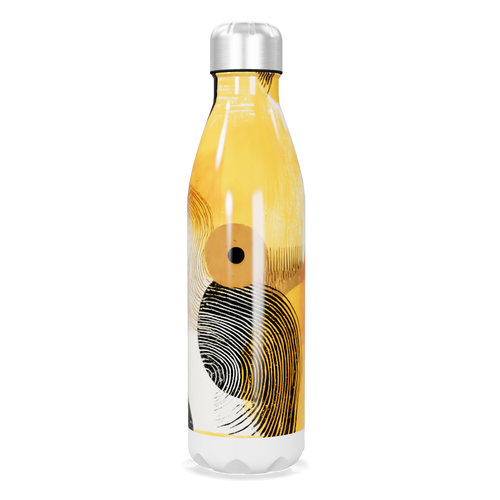 Garrafa Inox - Estampa Abstrata Colorida