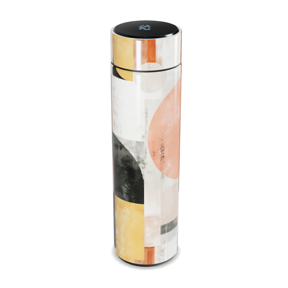 Garrafa Térmica Touch - Estampa Colorida Abstrata