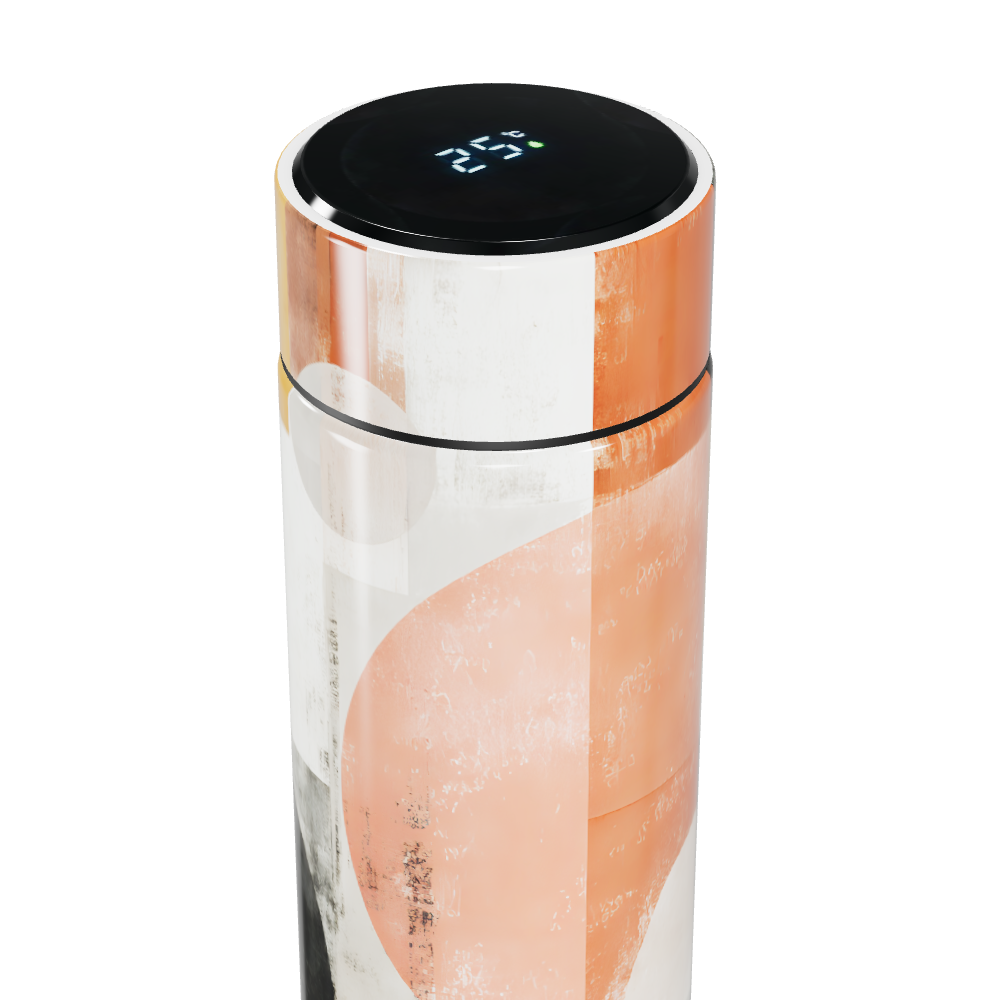 Garrafa Térmica Touch - Estampa Colorida Abstrata