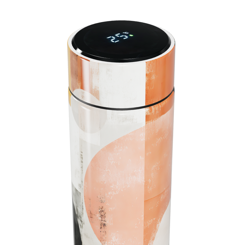 Garrafa Térmica Touch - Estampa Colorida Abstrata