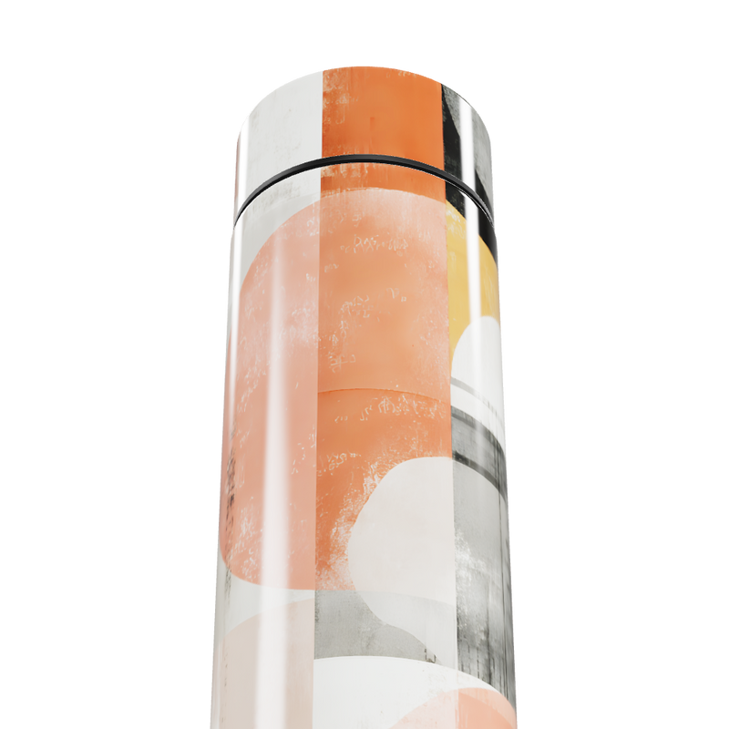 Garrafa Térmica Touch - Estampa Colorida Abstrata