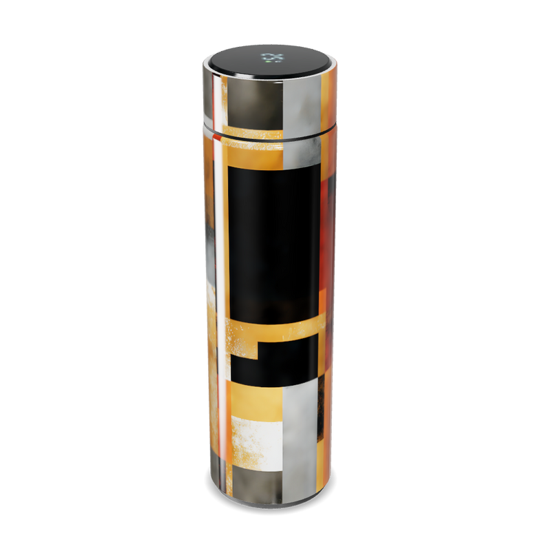 Garrafa Térmica Touch - Estampa Geométrica Colorida