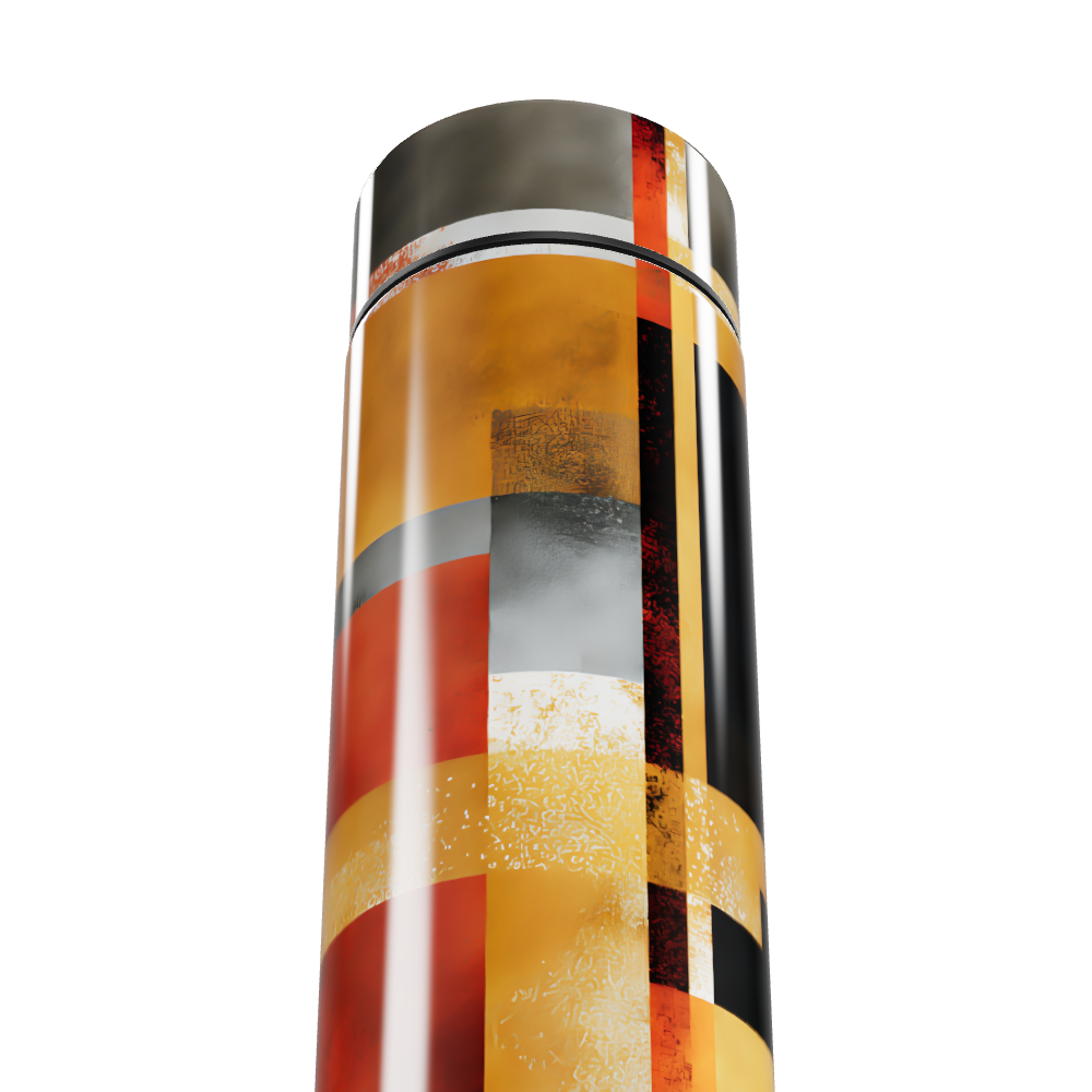 Garrafa Térmica Touch - Estampa Geométrica Colorida