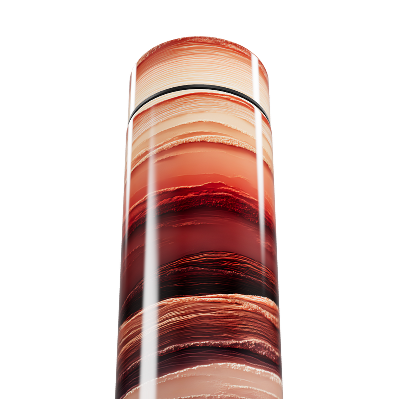 Garrafa Térmica Touch - Listras Vermelhas