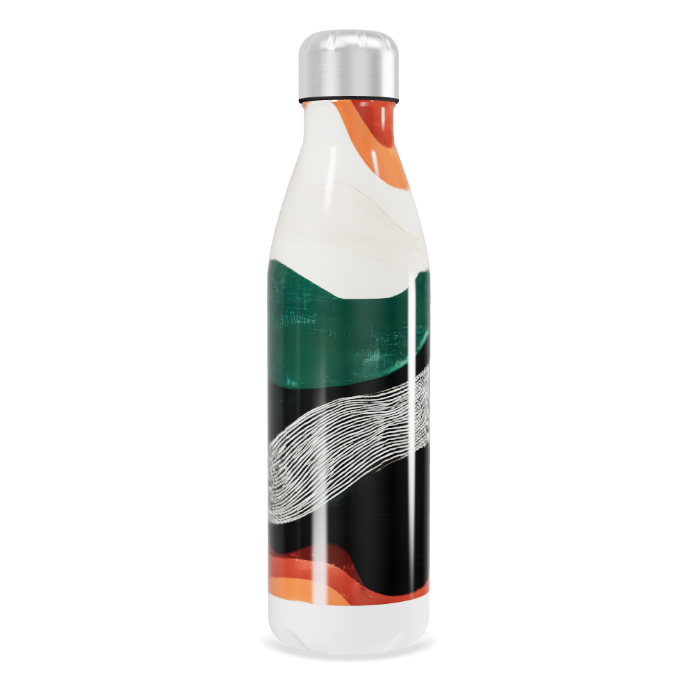 Garrafa Inox - Estampa Colorida Abstrata