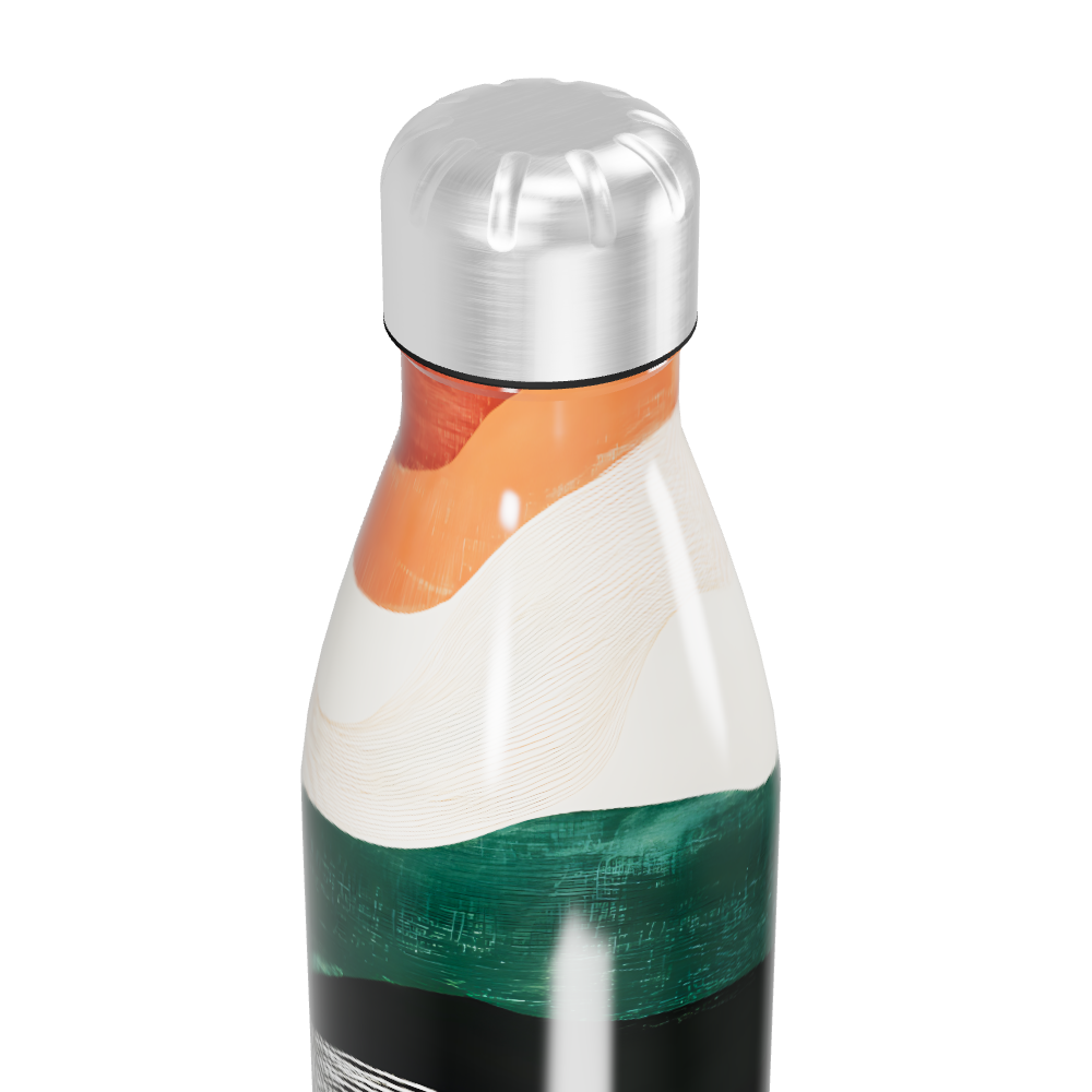 Garrafa Inox - Estampa Colorida Abstrata