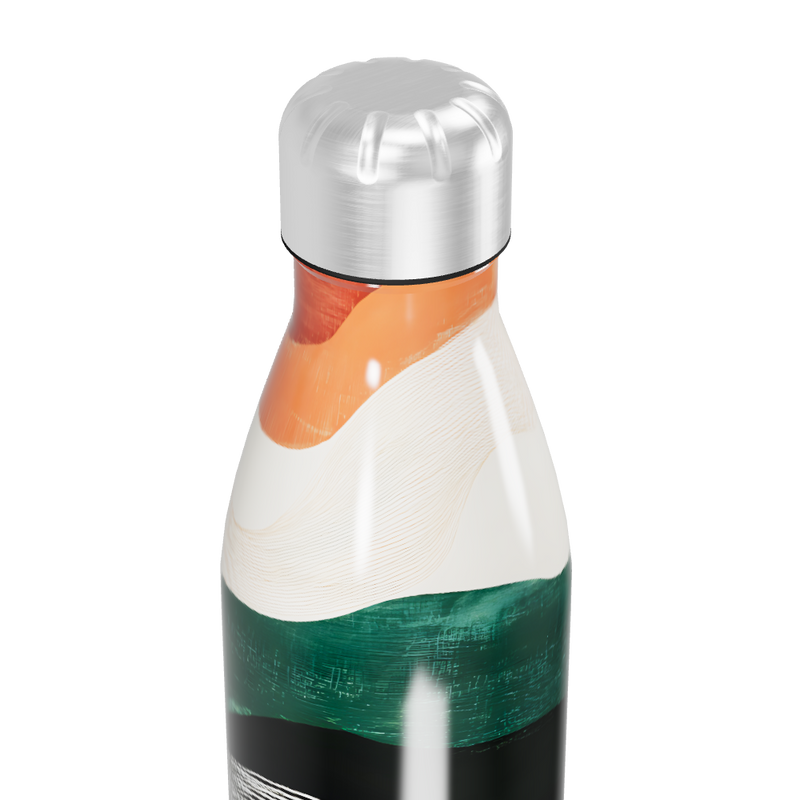 Garrafa Inox - Estampa Colorida Abstrata