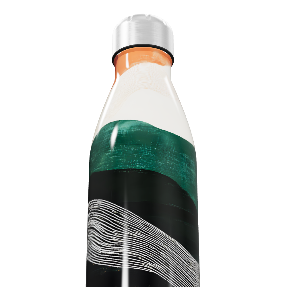 Garrafa Inox - Estampa Colorida Abstrata