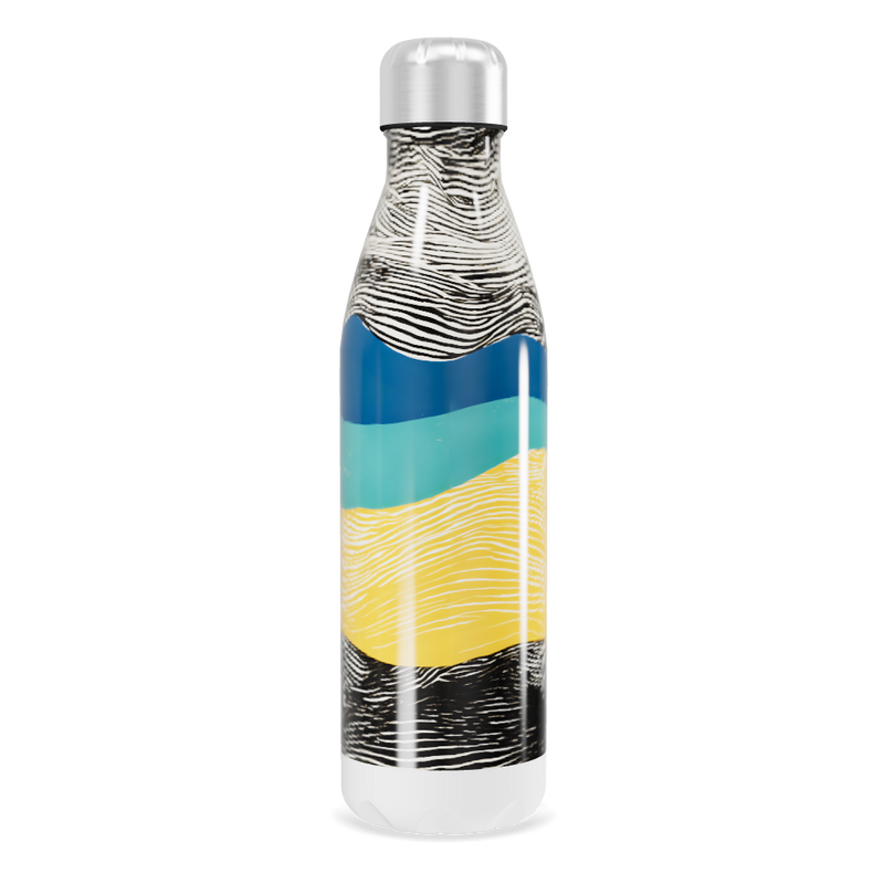 Garrafa Inox Estampada Colorida