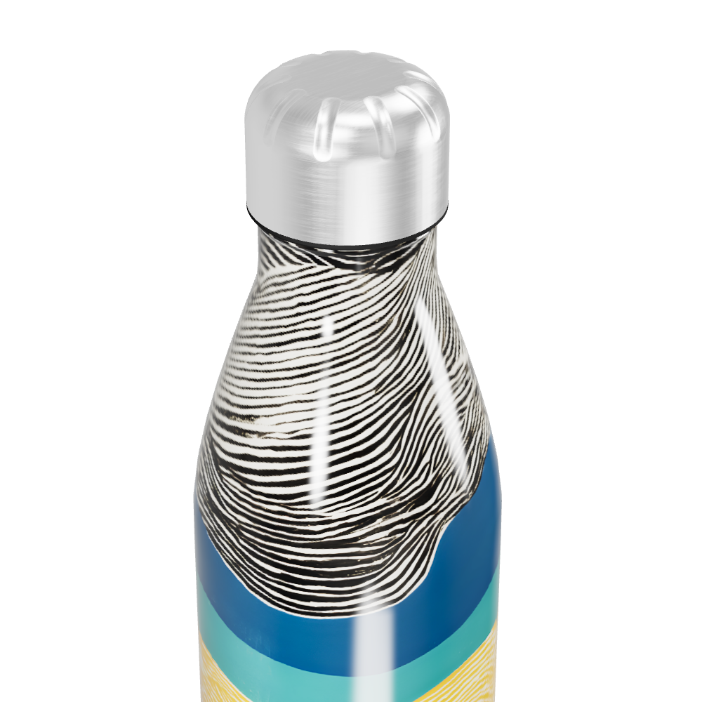 Garrafa Inox Estampada Colorida