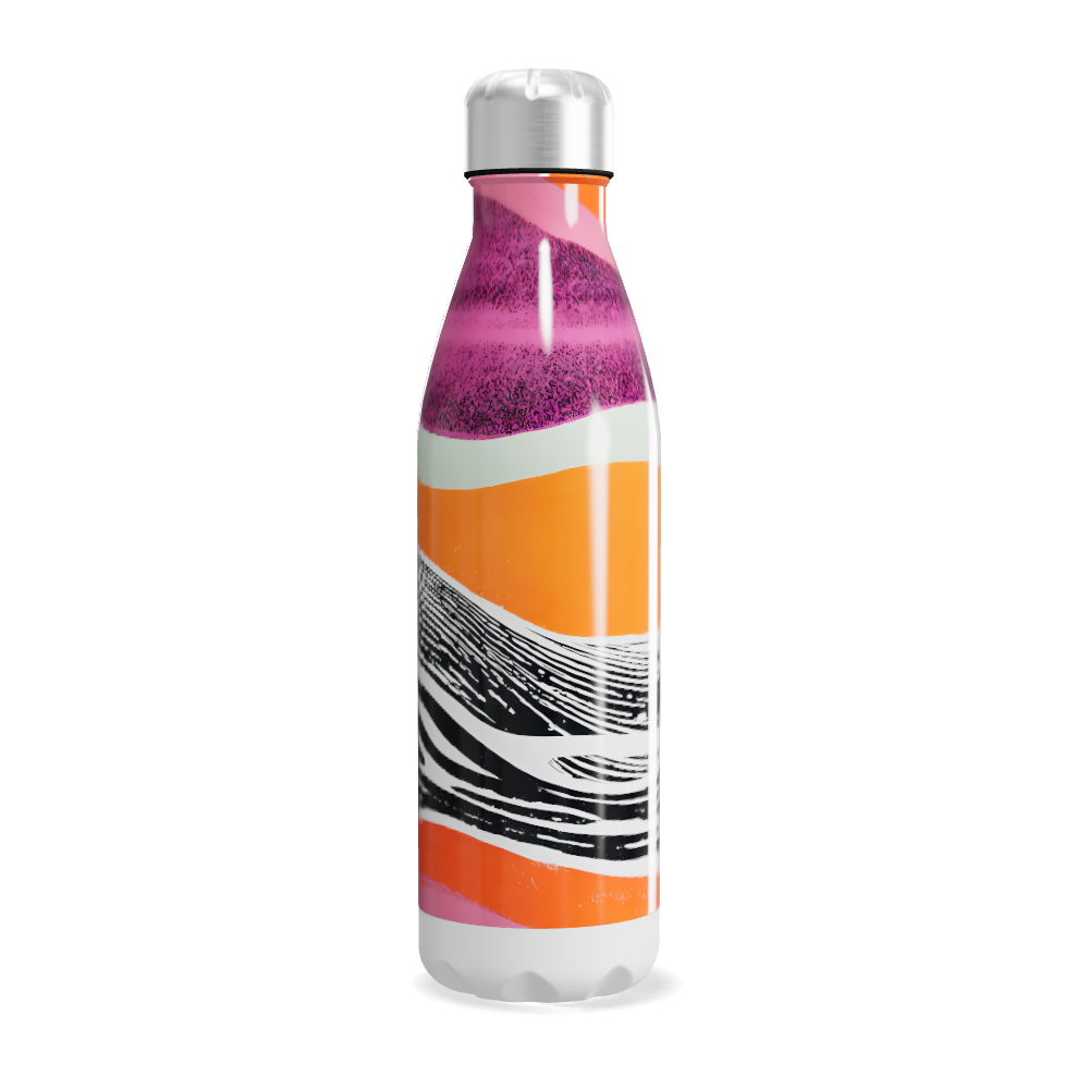 Garrafa Inox Estampada Colorida 500ml