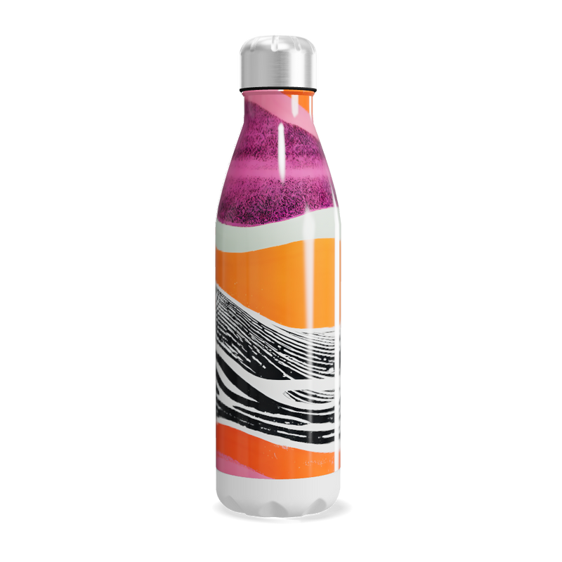 Garrafa Inox Estampada Colorida 500ml
