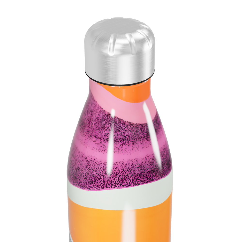 Garrafa Inox Estampada Colorida 500ml