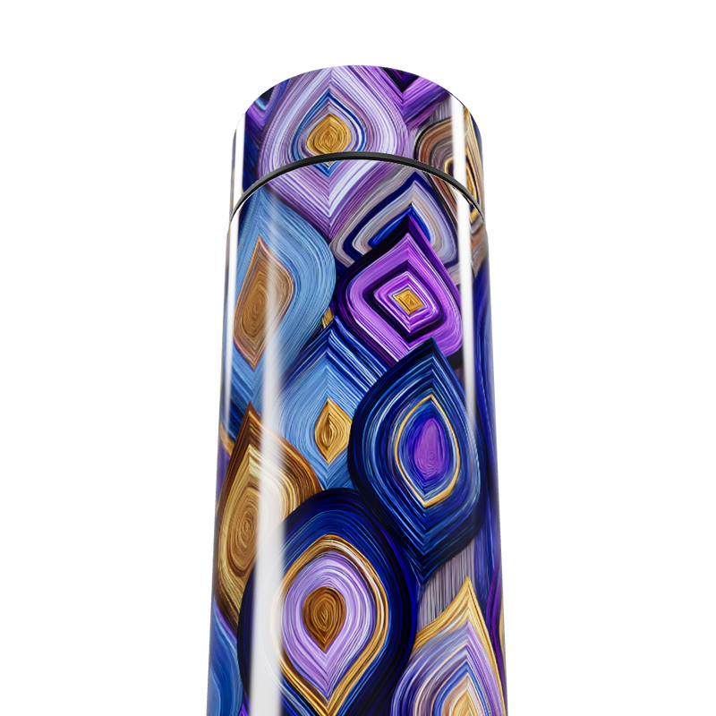 Garrafa Térmica Touch - Estampa Geométrica Colorida