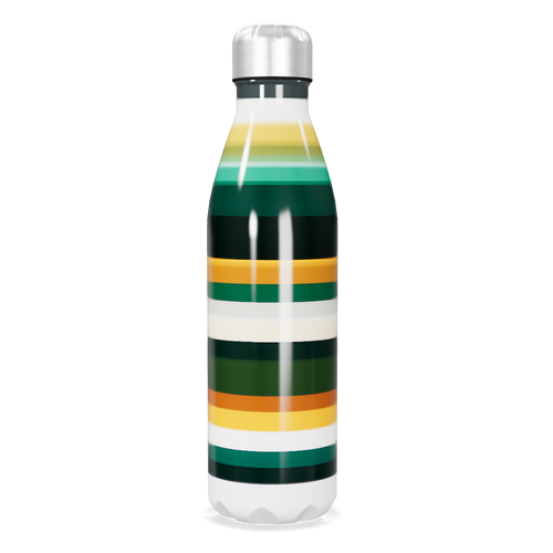 Garrafa Inox Listras Coloridas 500ml