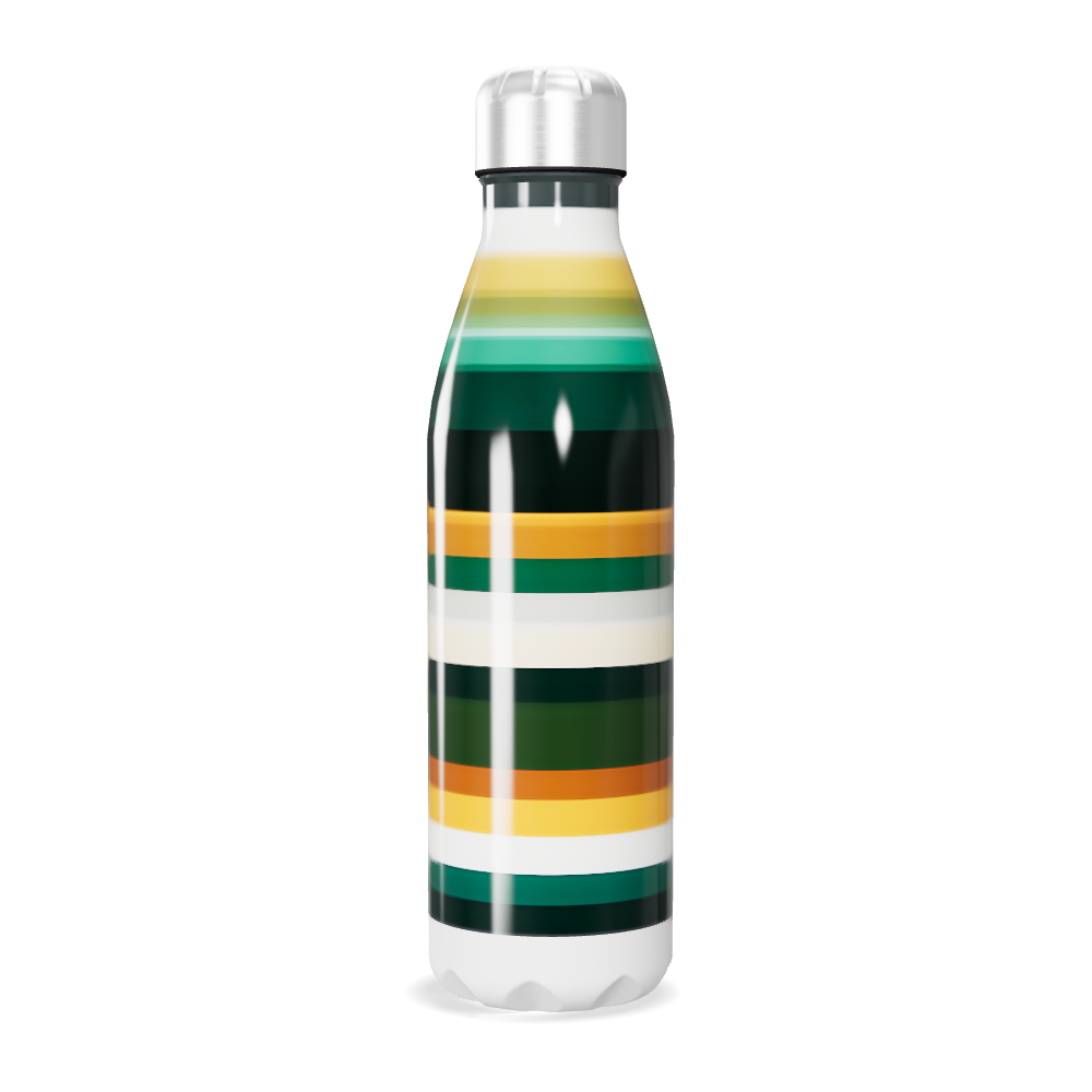 Garrafa Inox Listras Coloridas 500ml