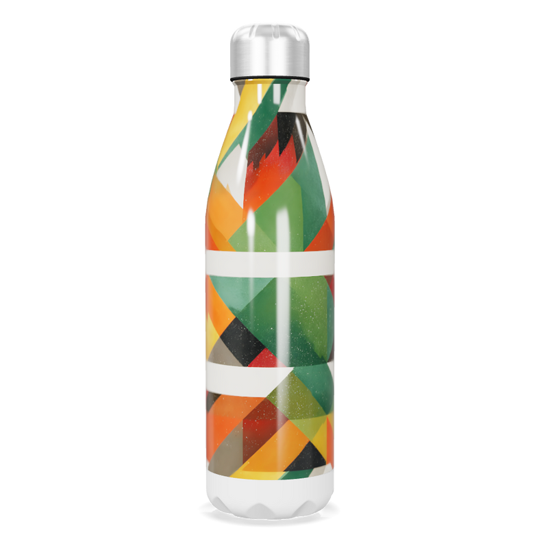 Garrafa Inox - Colorida Geométrica 500ml