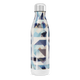 Garrafa Inox - Estampa Geométrica Azul