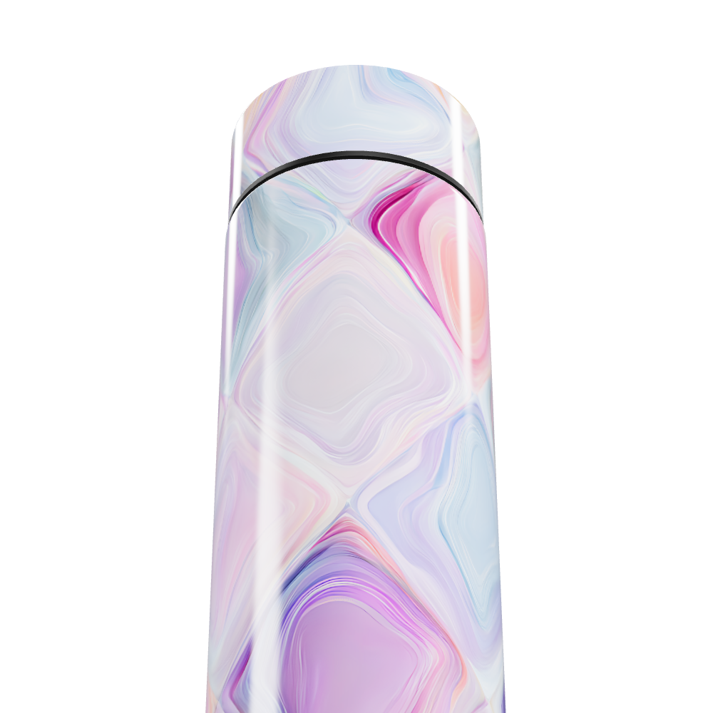 Garrafa Térmica Touch - Estampa Marmorizada Pastel
