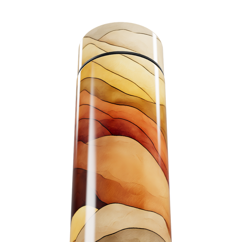 Garrafa Térmica Touch - Estampa Abstrata Colorida