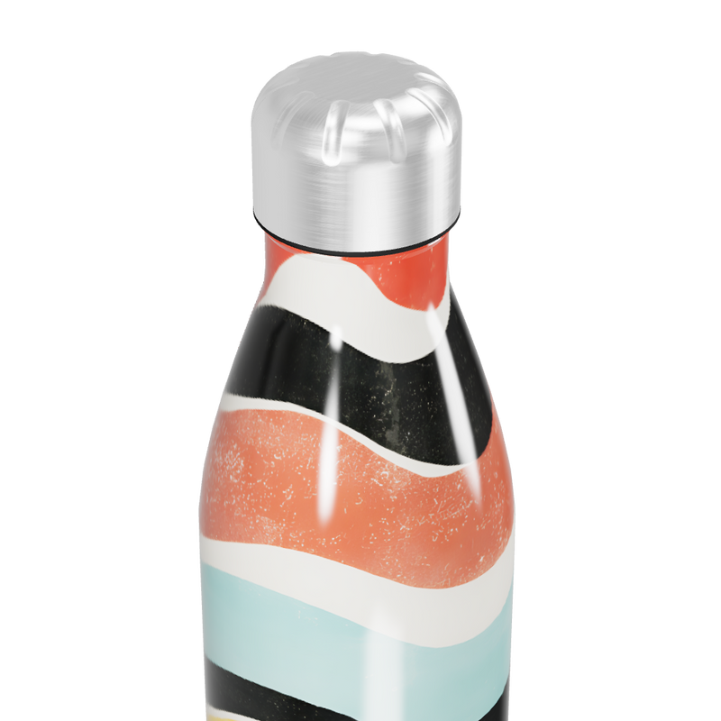 Garrafa Inox Estampada Cores Vibrantes