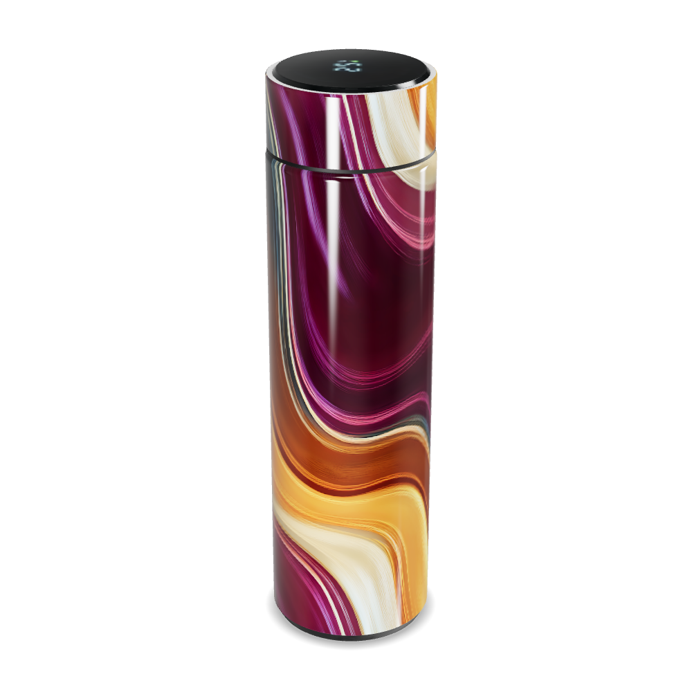 Garrafa Térmica Touch - Estampa Abstrata Colorida