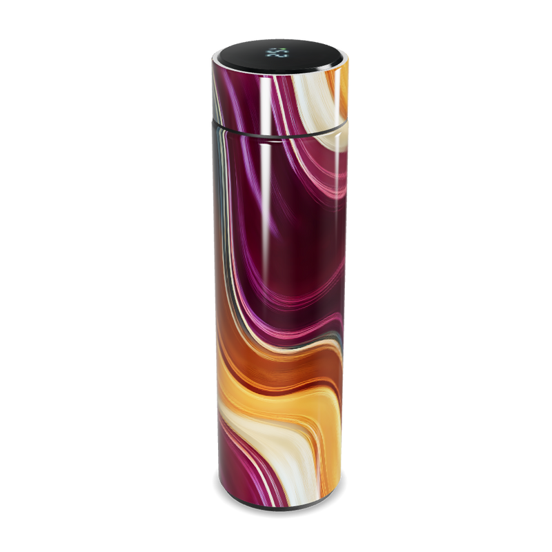 Garrafa Térmica Touch - Estampa Abstrata Colorida