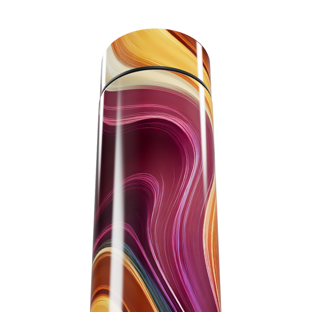 Garrafa Térmica Touch - Estampa Abstrata Colorida