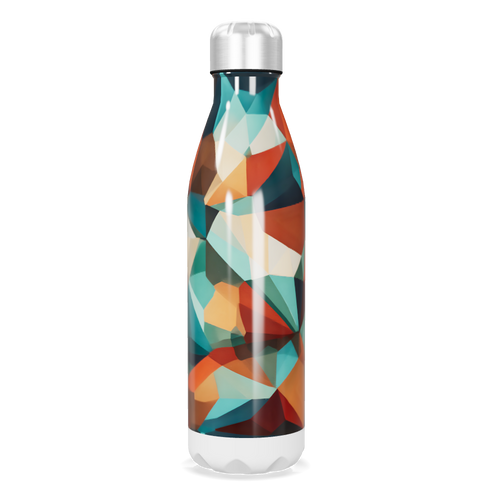 Garrafa Inox - Estampada Geométrica Colorida