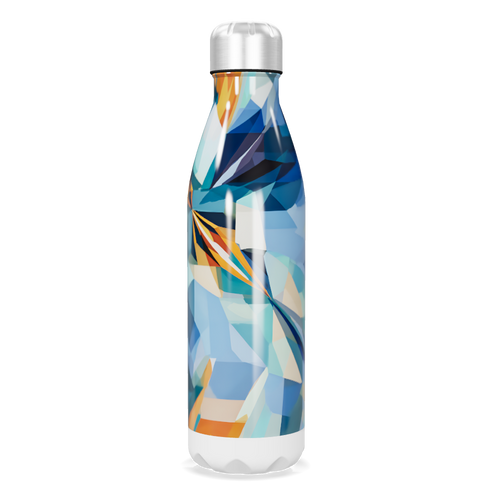 Garrafa Inox - Estampa Colorida Geométrica