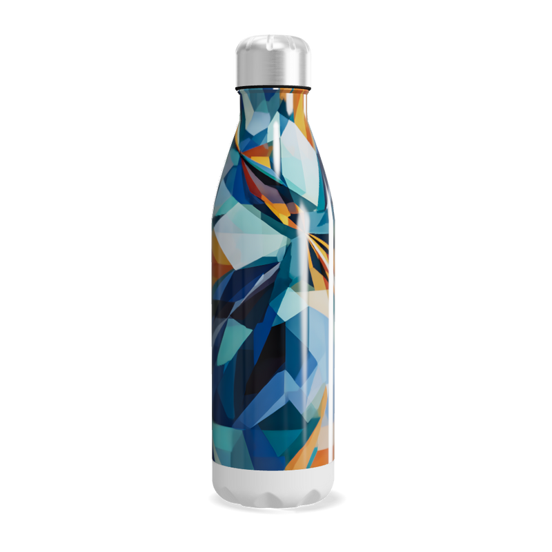 Garrafa Inox - Estampa Colorida Geométrica