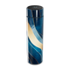 Garrafa Térmica Touch - Azul com Estampa Ondulada