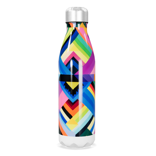Garrafa Inox - Estampada Multicolorida