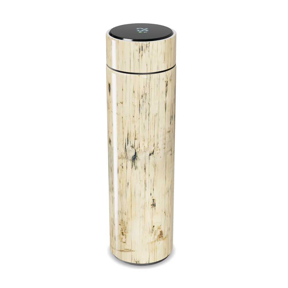 Garrafa Térmica Touch - Estampa Madeira Clara